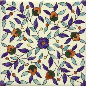 floral decorative tiles