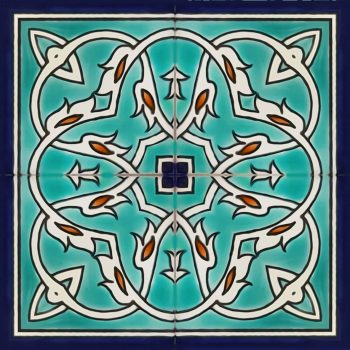 chain-light-blue-tile-pattern