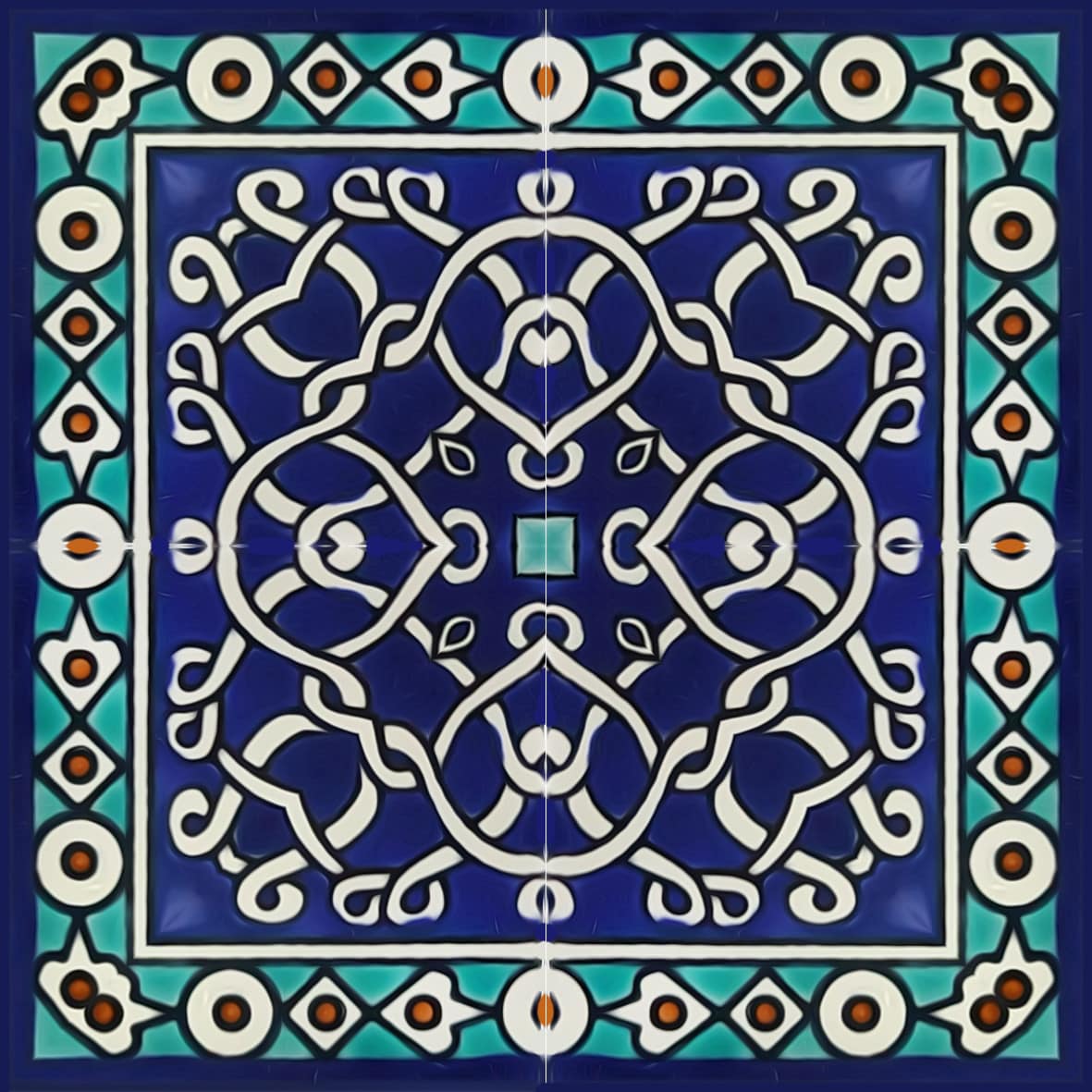 Geometric Accent tiles