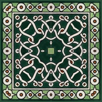 hishams-green-ceramictile-pattern