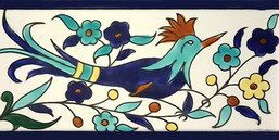 bird tile border bird subway tile border