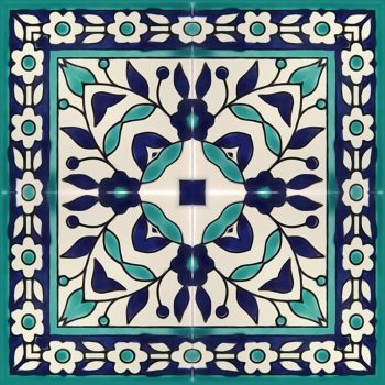 floral-light-blue-ceramic-tile-pattern