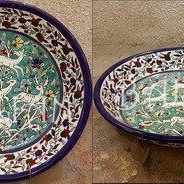 LB3604 Gazelle pattern decorative bowls