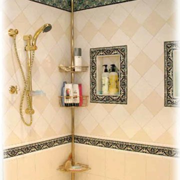 Subway Shower Tile Idea subway bathroom tile border