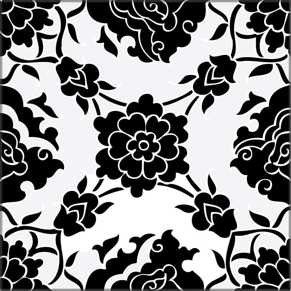 Nano Decorative Tile black and white tile