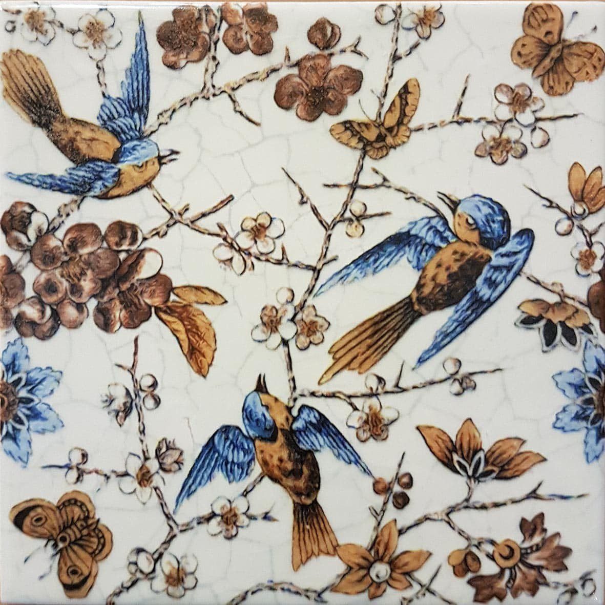 VCT2 Bird Bird Victorian Tile