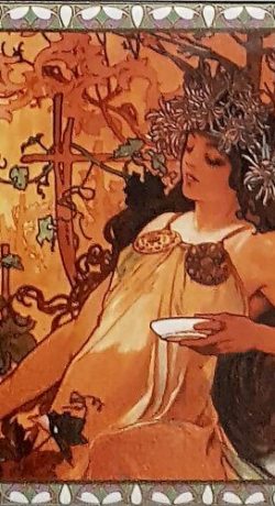 Mucha tile 2 art deco tile design