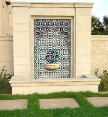 Tile mural with hand painted tiles Tile Murals for landscape design ideas