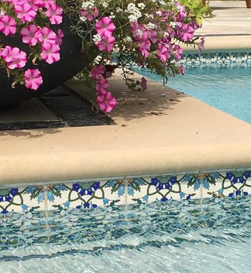 Lori Dark blue for web decorative waterline pool tiles