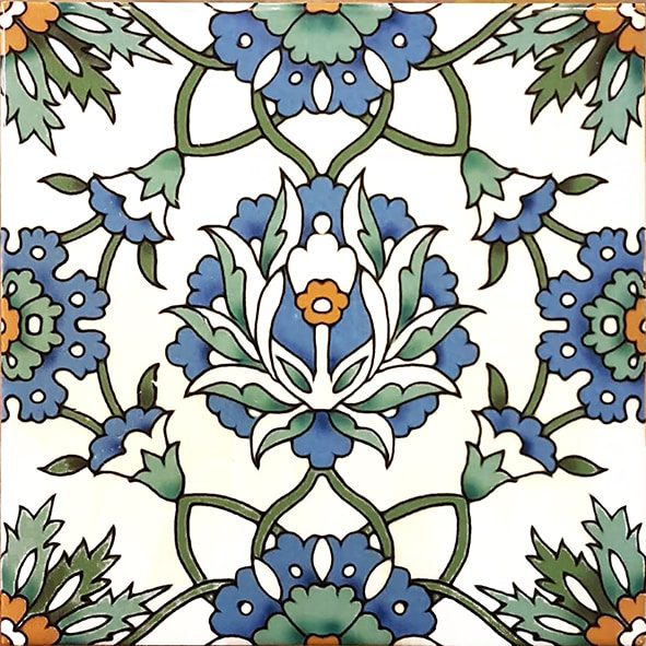 Lorie series 6x6 inch porcelain waterline pool tiles