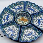 hand painted pottery