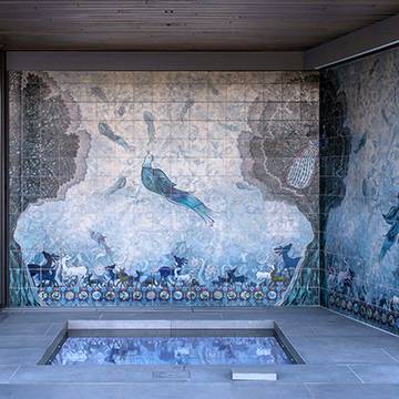 Artistic Hand painted Tile Murals