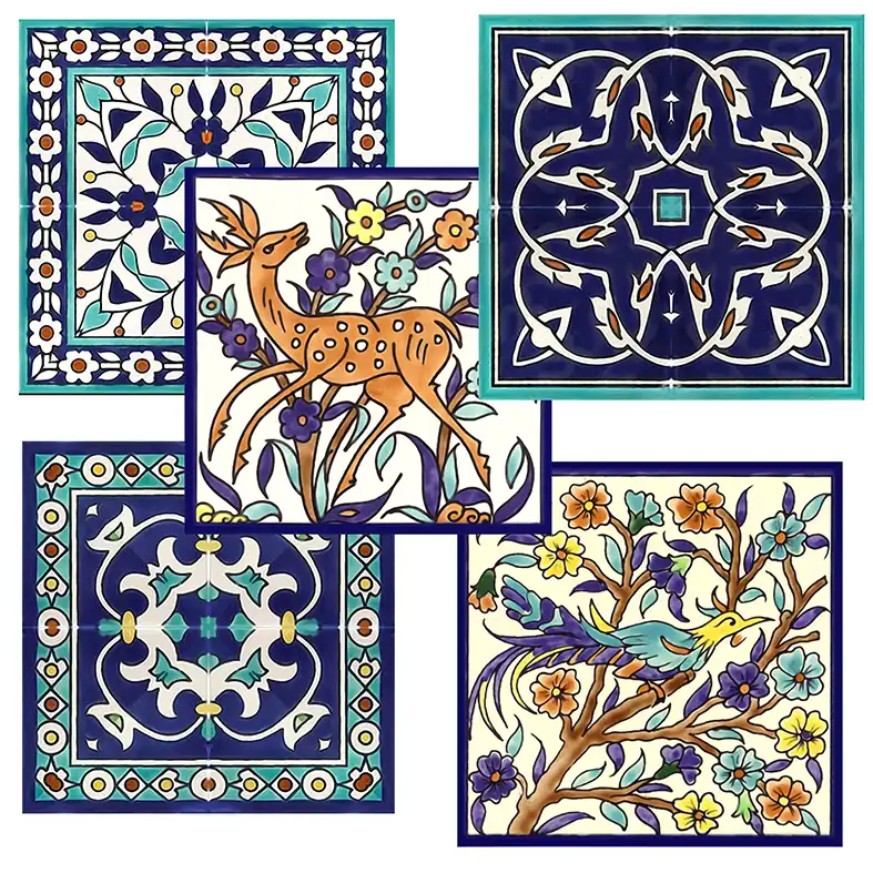 Accent tiles to be used around fireplaces