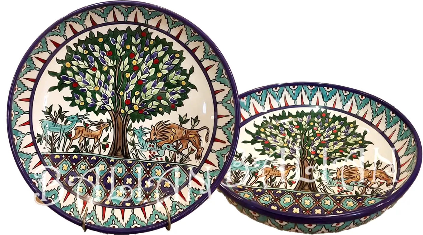 Tree of life serving and fruit bowl