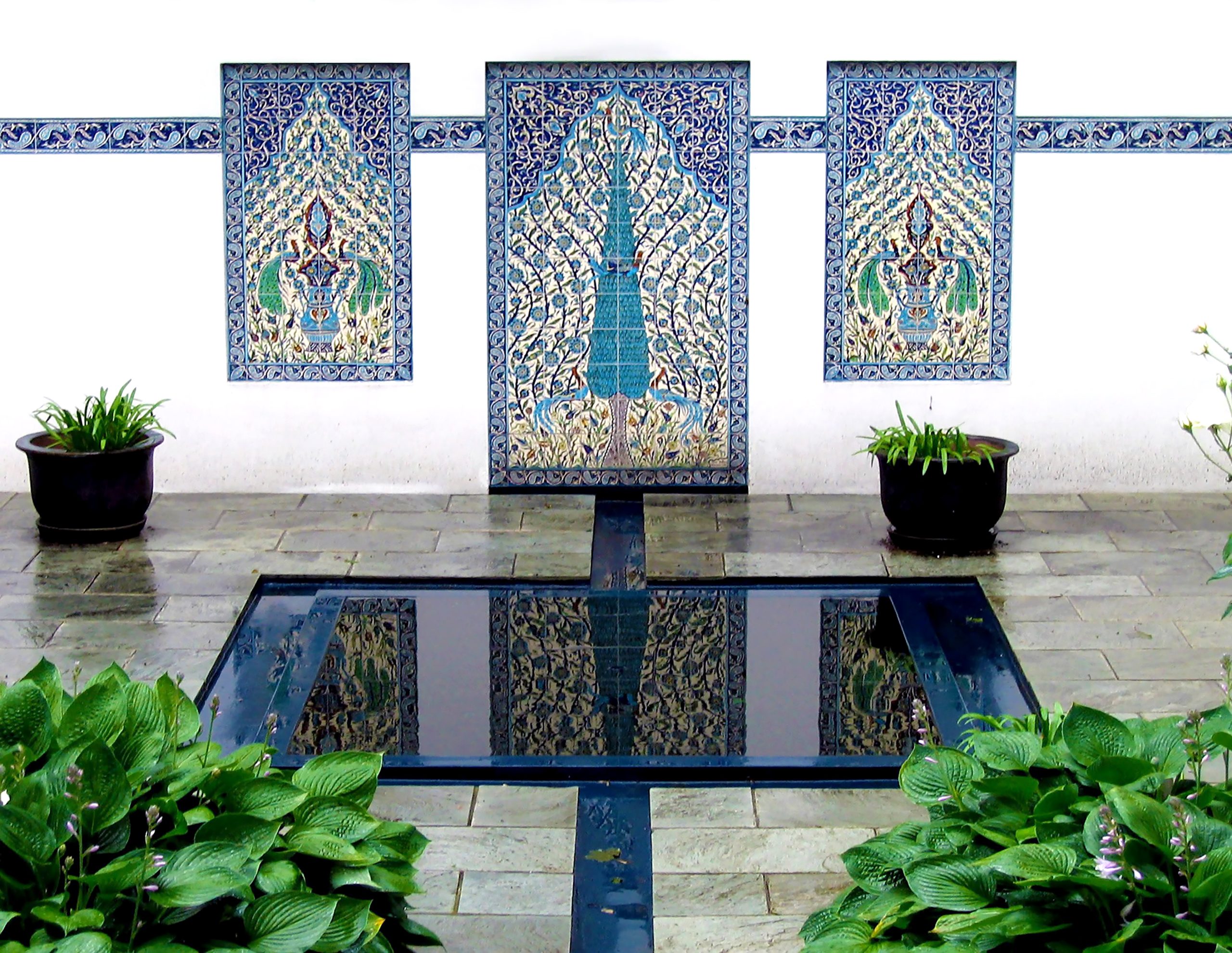 landscape design tile murals