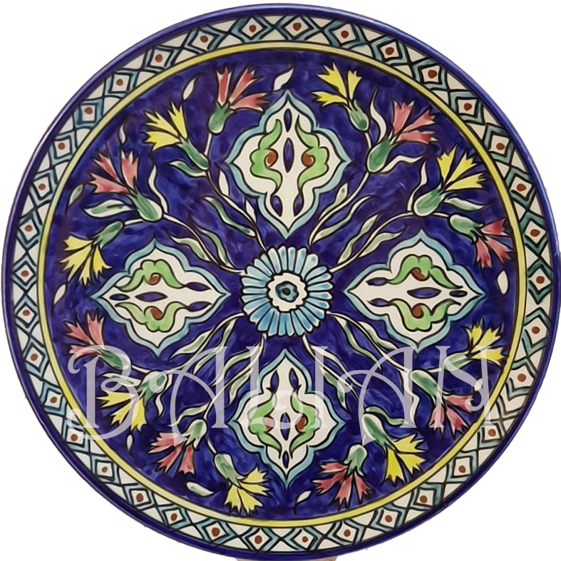 Carnation decorative wall plate