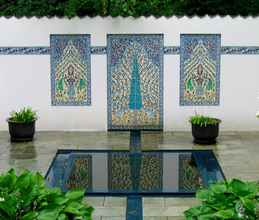 Cpress Tree Artistic Tie Mural