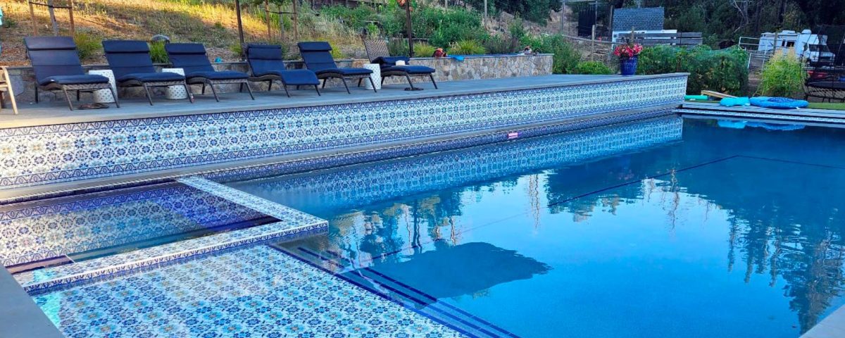 Porcelain waterline-Pool-Tile-Ideas