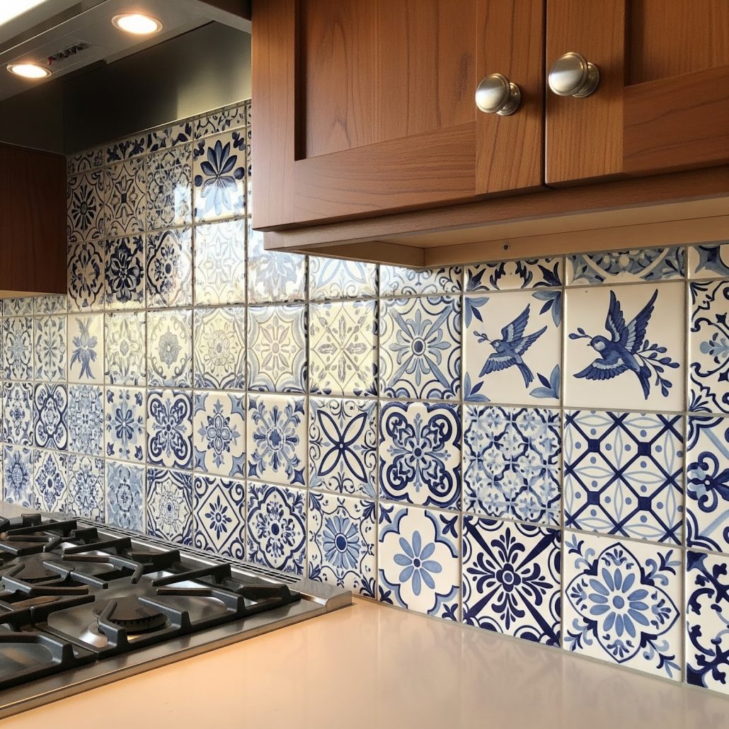 blue-white-kitchen-backsplash