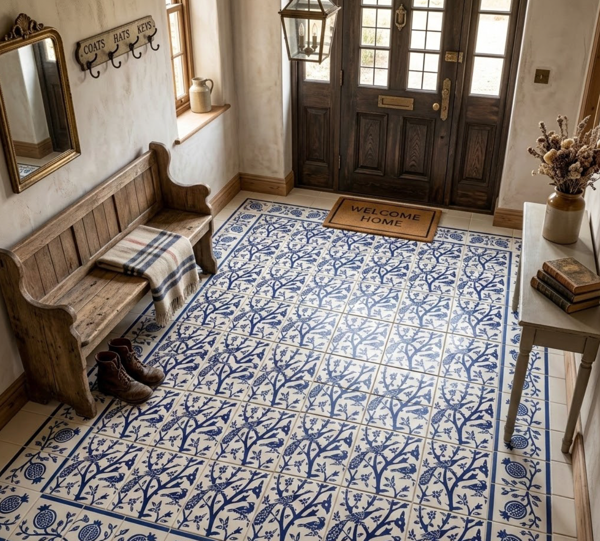 black-and-white-floor-tile
